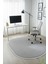 Post/peluş Yıkanabilir Kaymaz Taban Yumşacık Gri Oval Saçaklı Modern ve Şık Salon Oturma Odası Mutfak Çocuk Odası Koridor Antre Halısı 6