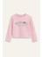 Kız Çocuk Baskılı Uzun Kol T-Shirt - Pembe 1