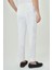 Erkek 4 Cep Spor Pantolon Beyaz PNS23Y23109_D01 3