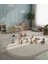 Post/peluş Yıkanabilir Kaymaz Taban Yumşacık Krem Saçaklı Modern ve Şık Salon Oturma Odası Mutfak Çocuk Odası Koridor Antre Halısı 5