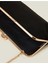Süet Clutch Çanta Siyah 4