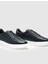 Lacivert Erkek Deri Sneaker 28824 4