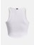 1389798-100-UA Rival Rib Tank Beyaz Kadın Normal Atlet 4
