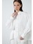 Asimetrik Ekru Gömlek 1