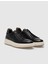 Siyah Erkek Deri Sneaker 28585 2