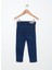 Mavi Kız Çocuk Boru Paça Toothpick Düz Denim Pantolon Sıssykıds-K 2