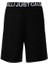 Lastikli Bel Slim Fit Siyah Erkek Bermuda Şort 74OBD131N0203899 2