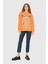 Baski ve Vatka Detayli Sweatshirt 1