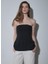 Siyah Leina Straplez Tensel Bluz 4