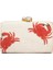 Beyaz Kadın Portföy Çanta Kapre Crab 1