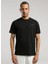 TM0083 167-EVER Essentials Basic Siyah Regular Fit Düz Erkek T-Shirt 1