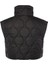 Slim Crop Fit Kapitone Siyah Kadın Yelek 2