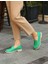 Yeşil Kadın Deri Loafer 27219 5