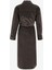 Koyu Gri Kadın Gömlek Elbise DT10906 2