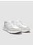 Beyaz-Gümüş Kadın Deri Sneaker 124656 2
