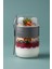 Kaşıklı Çatallı Cam Öğün Bardağı - Yemek Taşıma ve Saklama Kabı - Müsli Kabı 625 ml 1