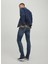 Lacivert Erkek Dar Paça Slim Fit Denim Pantolon 12223628_JJIGLENN Jjıfox Jos 547 50 8