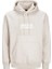 Ekru Erkek Kapüşon Loose Fit Sweatshirt 12269940_JCOAERO Front Prınt Sweat 1