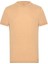 Kaşmir Karışım Bisiklet Yaka Camel T-Shirt 8