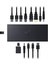 Dock Siyah USB 4 14 Bağlantılı Çift Ekran Destekli Çevirici Döüştürücü 4