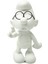 Smurf Brain Beyaz Heykel 1
