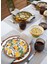Amalfi Coast Collection Golden Fall Koyu Kahve Seramik 6'lı Tabak Seti 3