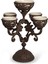 Acanthus Epergne 5'li Alüminyum Şamdan 1