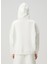 Beyaz Kapüşonlu Sweatshirt 4