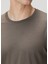 Kahverengi Yün T-Shirt 5