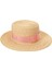Gracie Ekru Pembe Kadın Rafya Şapka 3