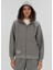Heritage Champions Gri Fermuarlı Unisex Spor Sweatshirt 5
