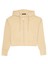 Bej Kapüşonlu Fermuarlı Sweatshirt 6