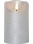 411503 Flamme Rustic Gümüş LED Mum 12,5 cm 1