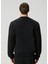 Siyah Logo Detaylı Sweatshirt 4