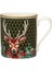 Gc Antler Trellis Green & Stag Desenli Porselen Kupa 1