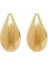 Small Drop Gold Kadın Gümüş Küpe 1