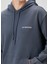 Mavi Kapüşonlu Sweatshirt 5