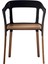 Steelwood Natural Black Ahşap Kollu Yemek Odası Sandalyesi 1