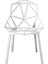 One Beyaz Alüminyum Kolsuz Bahçe Sandalyesi 1