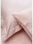 Flen Pudra Pembe Organik Pamuk Battal Boy Çift Kişilik Nevresim Takımı 240 x 220 cm 3
