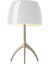 Foscarini Lumiere Büyük Şampanya Tabanlı Beyaz Renk Masaüstü Aydınlatma 1