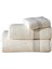 Sicilia Krem Rengi %100 Pamuk 3'lü Havlu Bornoz Seti 4