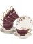 Plum Porselen 6'lı Çay Fincanı Seti 1