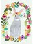 Bunny Wreath Çocuk Halısı 1