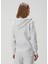 Gri Kapüşonlu Sweatshirt 4