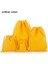 Drawstring Çanta Renk Takı Torbası Pamuk Tote Organizatör Taşınabilir Çantalar Tuval Bakkal Alışveriş Çantası Katlanabilir Seyahat Depolama Çantası Boyutu: 7X10CM-5PCS/RENK: Sarı Renk (Yurt Dışından) 1