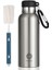 Feiji Termos Taşınabilir Su Şişesi Paslanmaz Çelik Termal Kupa Sızdıran Şişe Mini 500ML/600ML Kapasite: 500ML/RENK: Gery (Yurt Dışından) 1