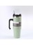 20 Oz/30 Oz Paslanmaz Çelik Araba Termos Şişe Seyahat Spor Su Şişesi Kollu Saman Kupa Açık Kahve Fincanı ile Büyük Kapasite: 890ML/RENK: Yeşil (Yurt Dışından) 1