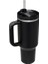 40 Oz Saplı Samanlı Dak 40 Oz Paslanmaz Çelik Su Şişesi Vakum Termos Kupası Seyir Stanleycapacity Için Kahve Kupa Kapağı: 40OZ (1200ML)/RENK: Siyah (Yurt Dışından) 1