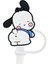 1-12PCS Miniso Sanrio POCHACCO3040OZ 10MM Içecek Saman Fişi Yeniden Kullanılabilir Sıçrama Kanıtı Içme Fit Kupası Saman Kapakları Kolye Renk: 5 (Yurt Dışından) 1